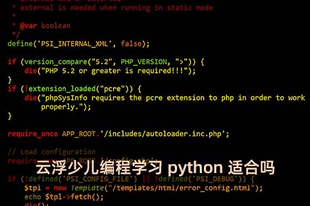 云浮少儿编程学习python适合吗