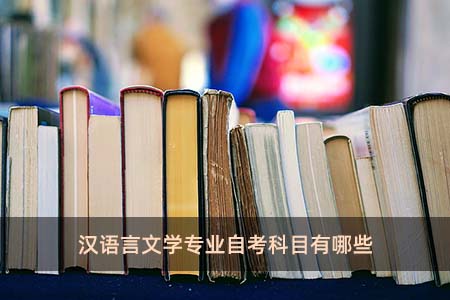 汉语言文学专业自考科目有哪些