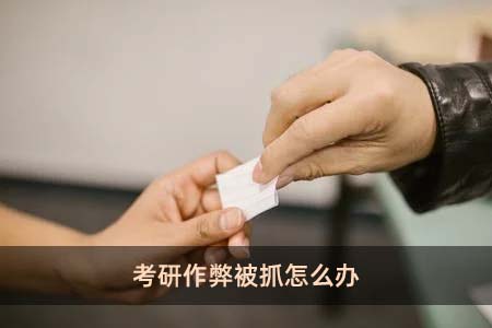 考研作弊被抓怎么辦